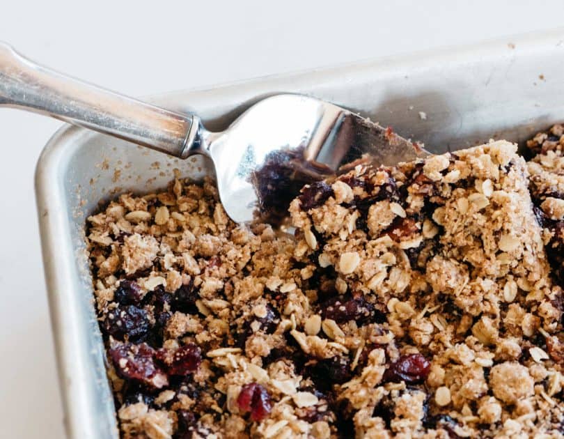 Cranberry Oat Bars