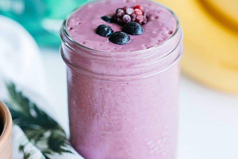 Overnight Ancient Grains & Berry Smoothie