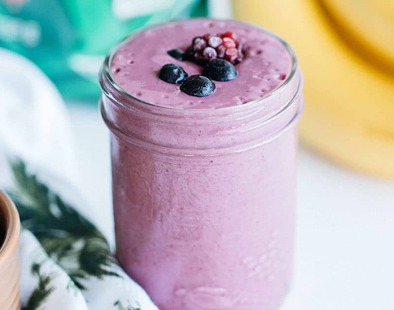 Overnight Ancient Grains & Berry Smoothie
