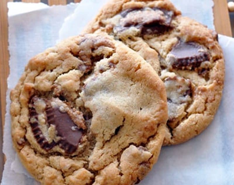 Chocolate Peanut Butter Cup Cookies