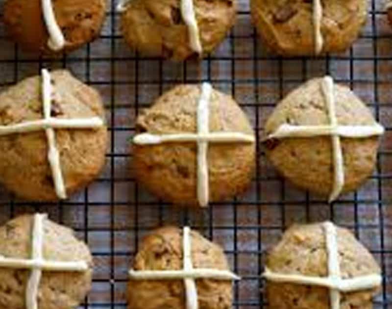 Hot Cross Cookies