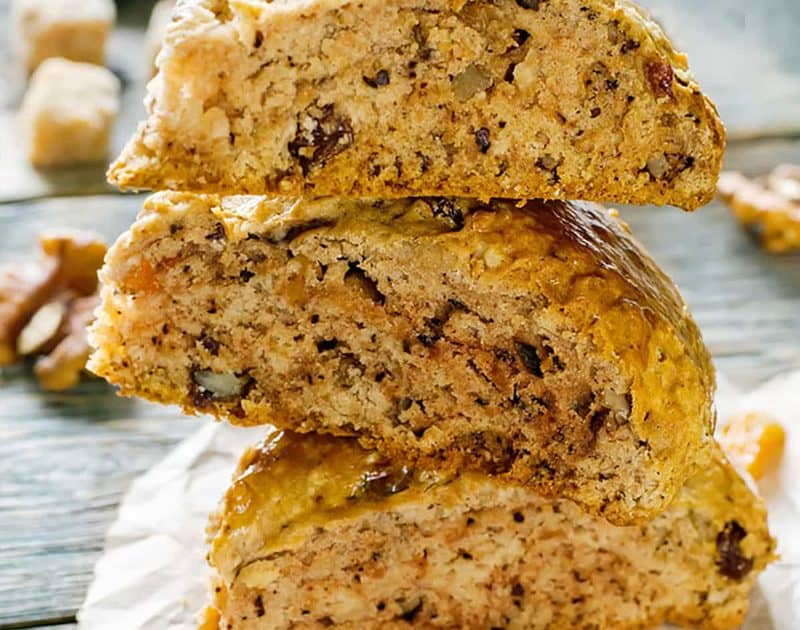 Oat Bran Raisin Scones