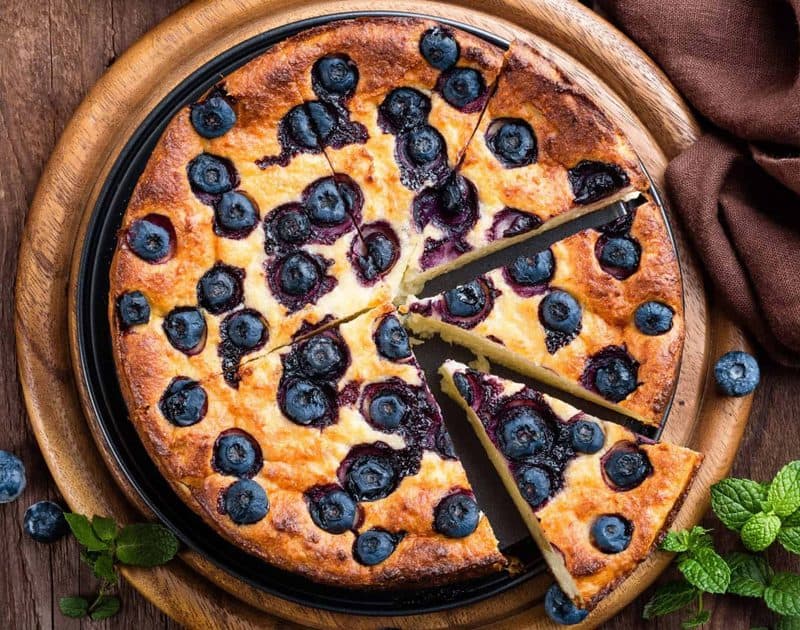 Plant-Based Blueberry Tea Cake