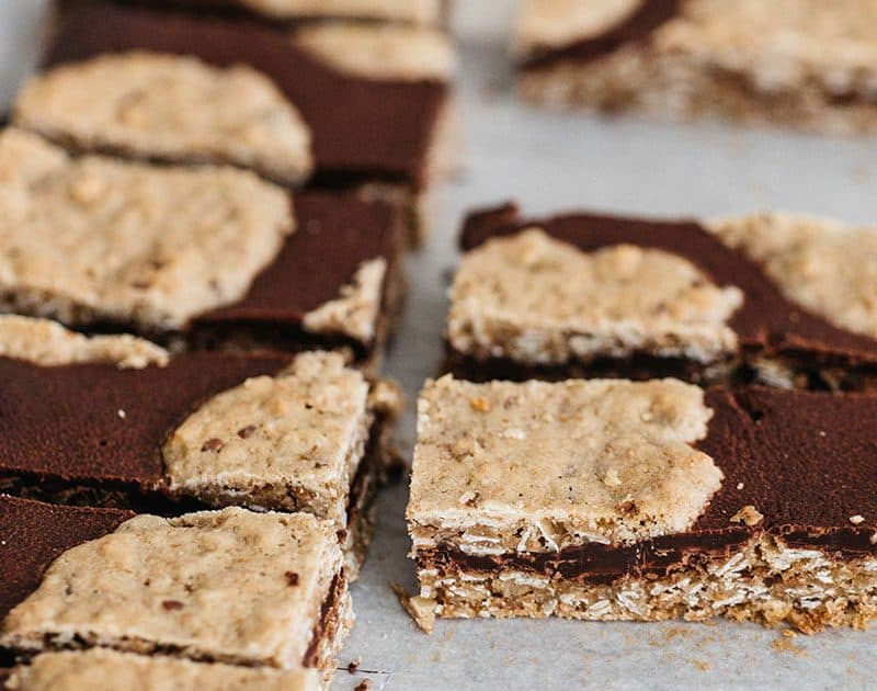 Porridge Oats Fudge Bars