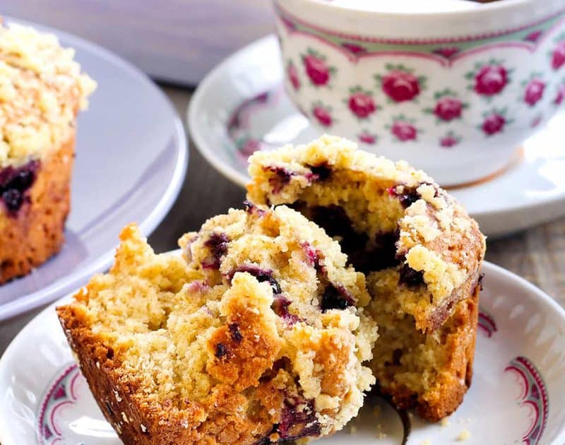 Strawberry Streusel Bran Muffins