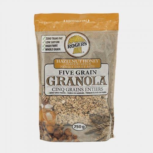 5 GRAIN GRANOLA HAZELNUT HONEY BLEND Rogers Foods