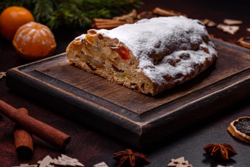 Stollen Bread Rolle Christmas Stollen Bread – Rogers Foods