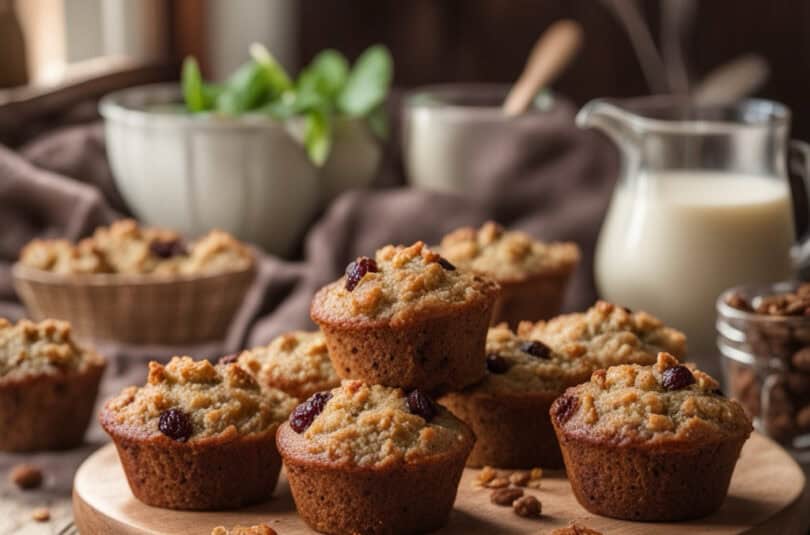 Oat Bran Morning Glory Muffins