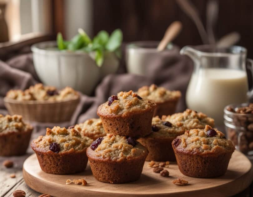 Oat Bran Morning Glory Muffins