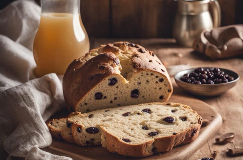 CINNAMON RAISIN IRISH SODA BREAD