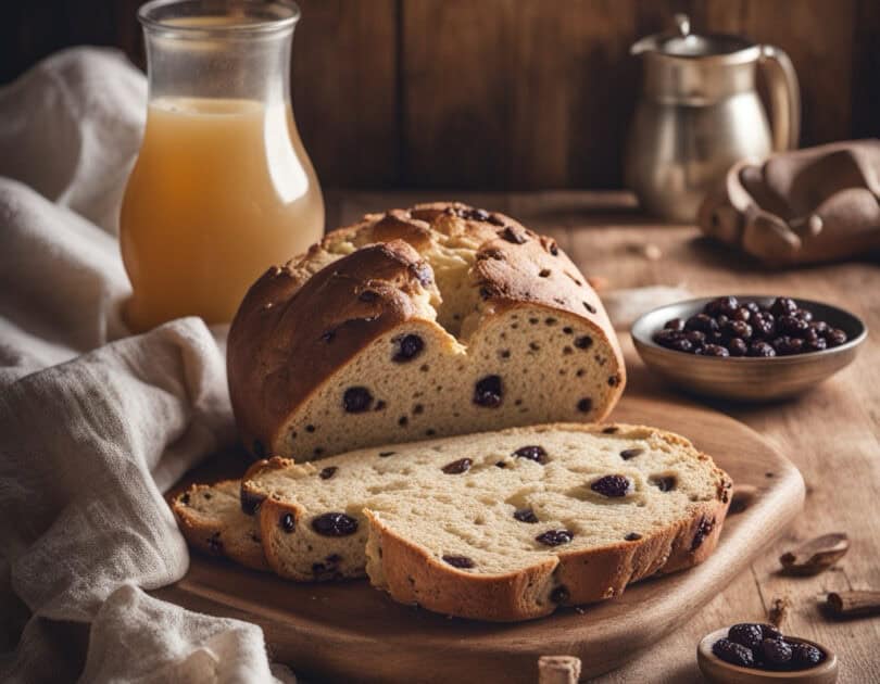 CINNAMON RAISIN IRISH SODA BREAD