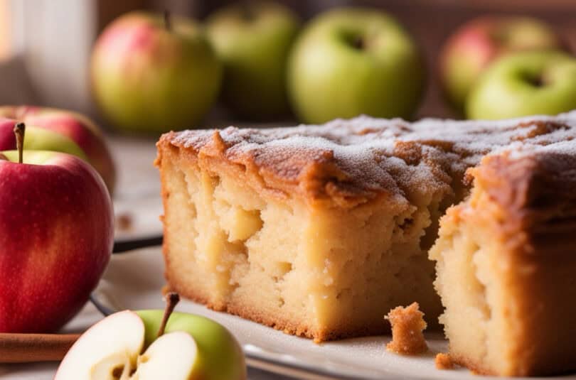 EASY IRISH APPLE CAKE