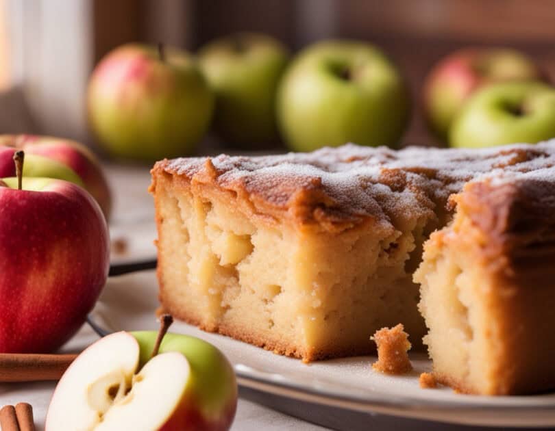 EASY IRISH APPLE CAKE