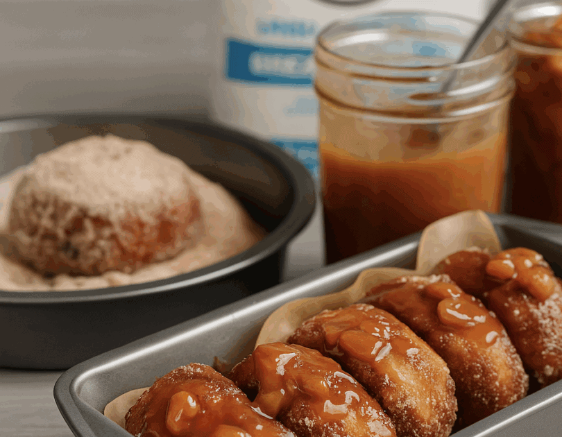 Apple Pie Brioche Doughnuts