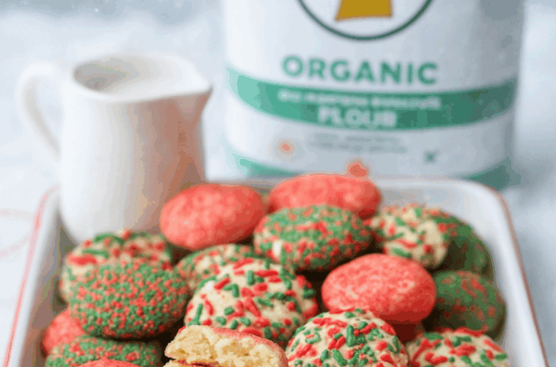 CREAM CHEESE SPRINKLE SUGAR COOKIES