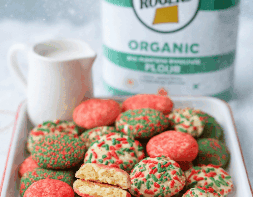 CREAM CHEESE SPRINKLE SUGAR COOKIES
