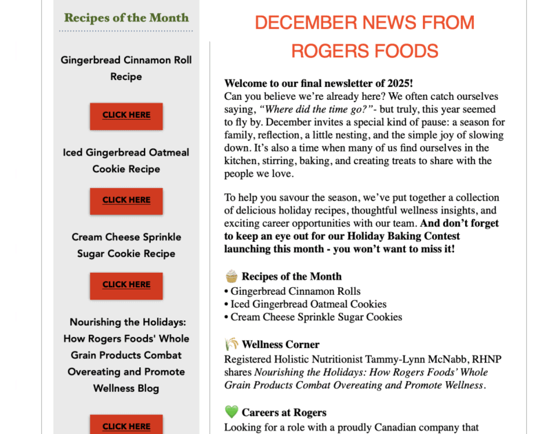 DECEMBER NEWSLETTER