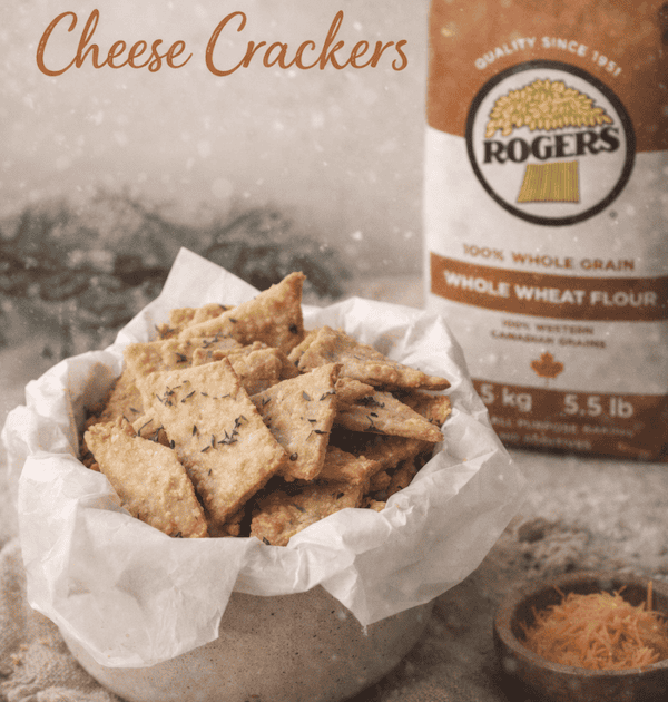 whole wheat cheddar crackers