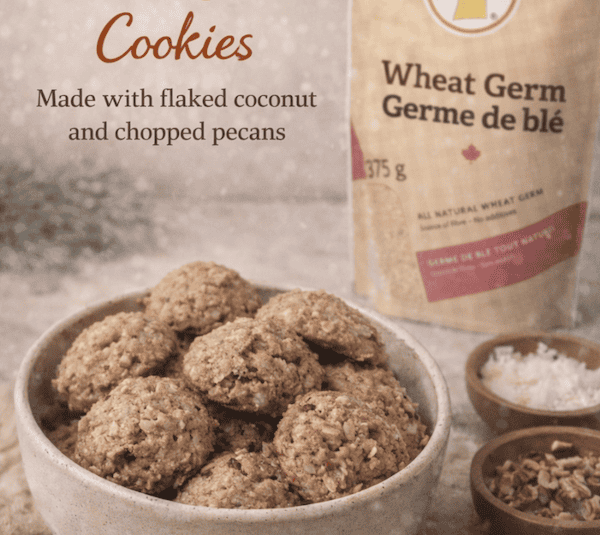 Healthy wheat  germ cookies