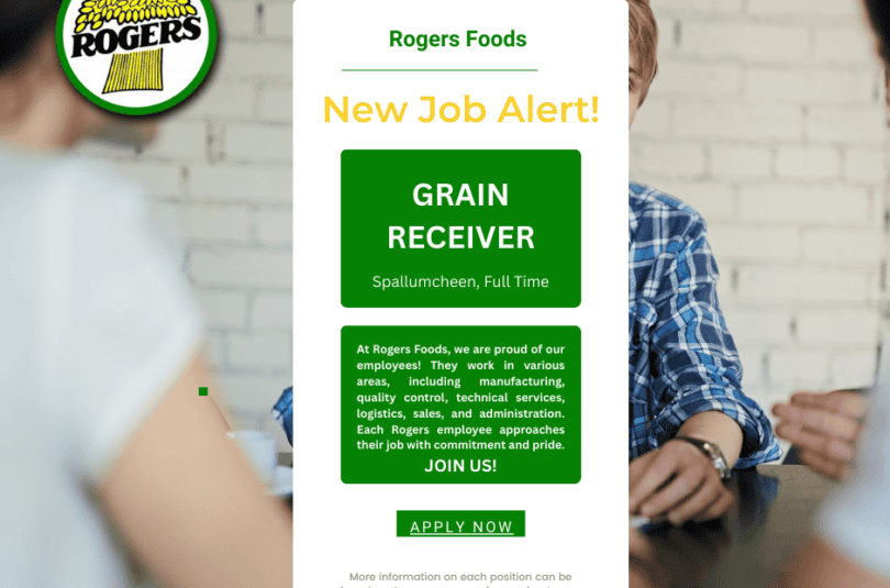 Careers At Rogers Foods