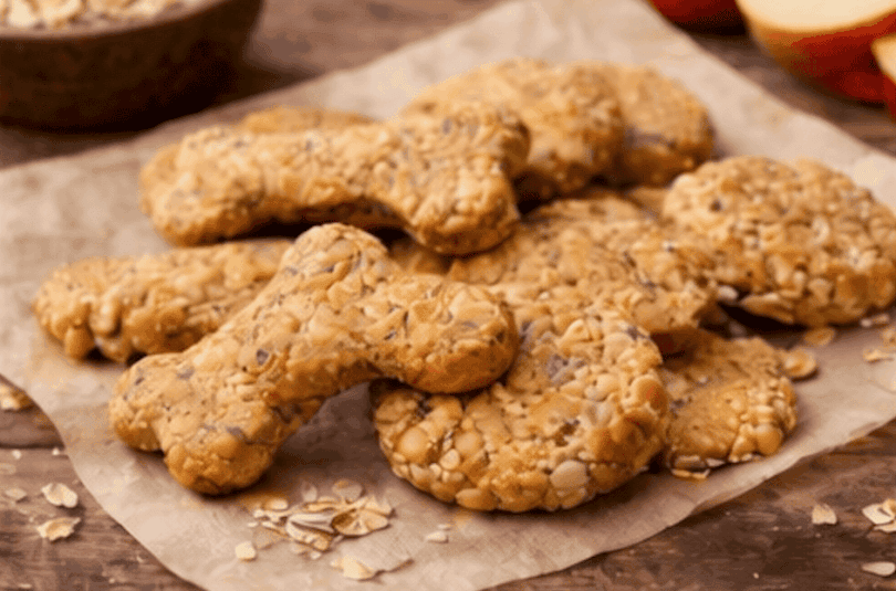 Apple Cinnamon Crunch Dog Cookies