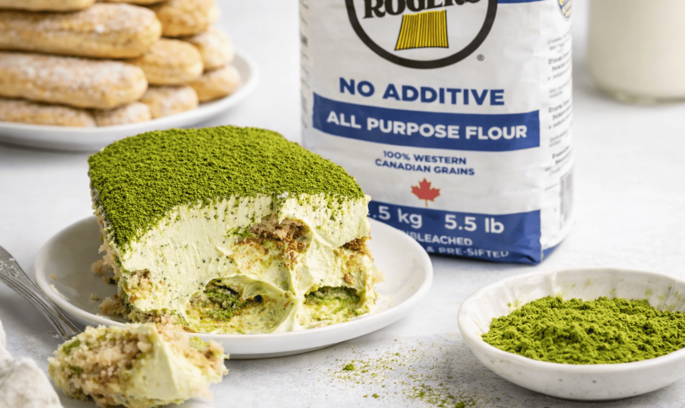 Matcha Tiramisu with Homemade Ladyfingers Matcha Tiramisu with Homemade Ladyfingers