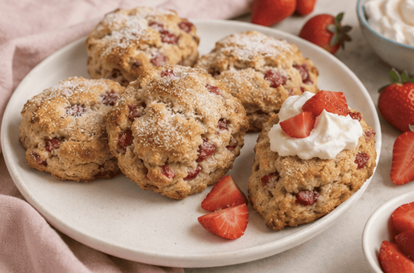 Strawberry Shortcake Scones