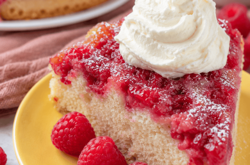 Raspberry Upside Down Cake Raspberry Upside Down Cake