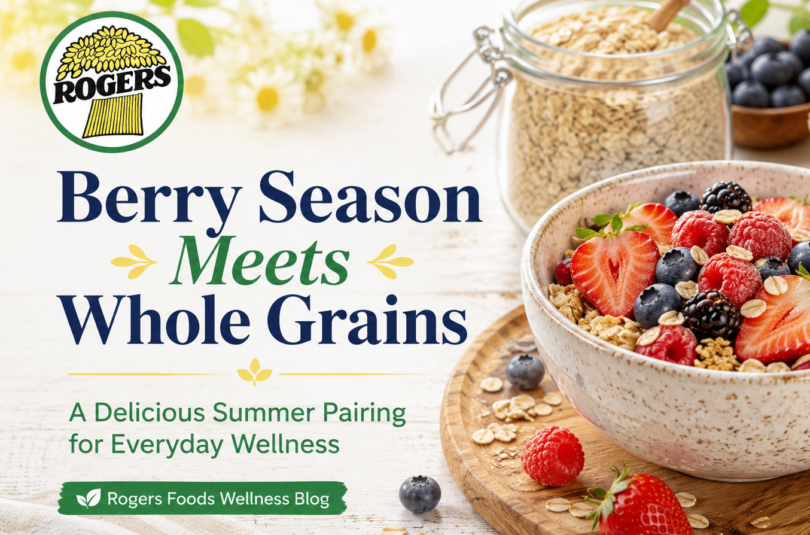 Wellness Blog Photo Berry Season Meets Whole Grains