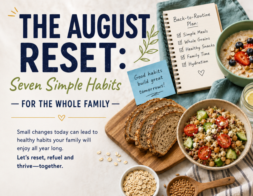 THE AUGUST RESET: SEVEN  SIMPLE HABITS FOR THE WHOLE FAMILY