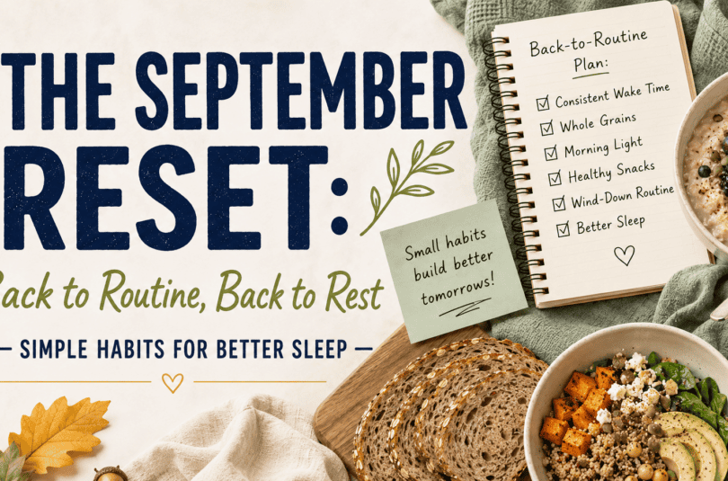 IT’S SEPTEMBER! BACK TO ROUTINE, BACK TO REST!