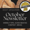 Our Fall Newsletter For October